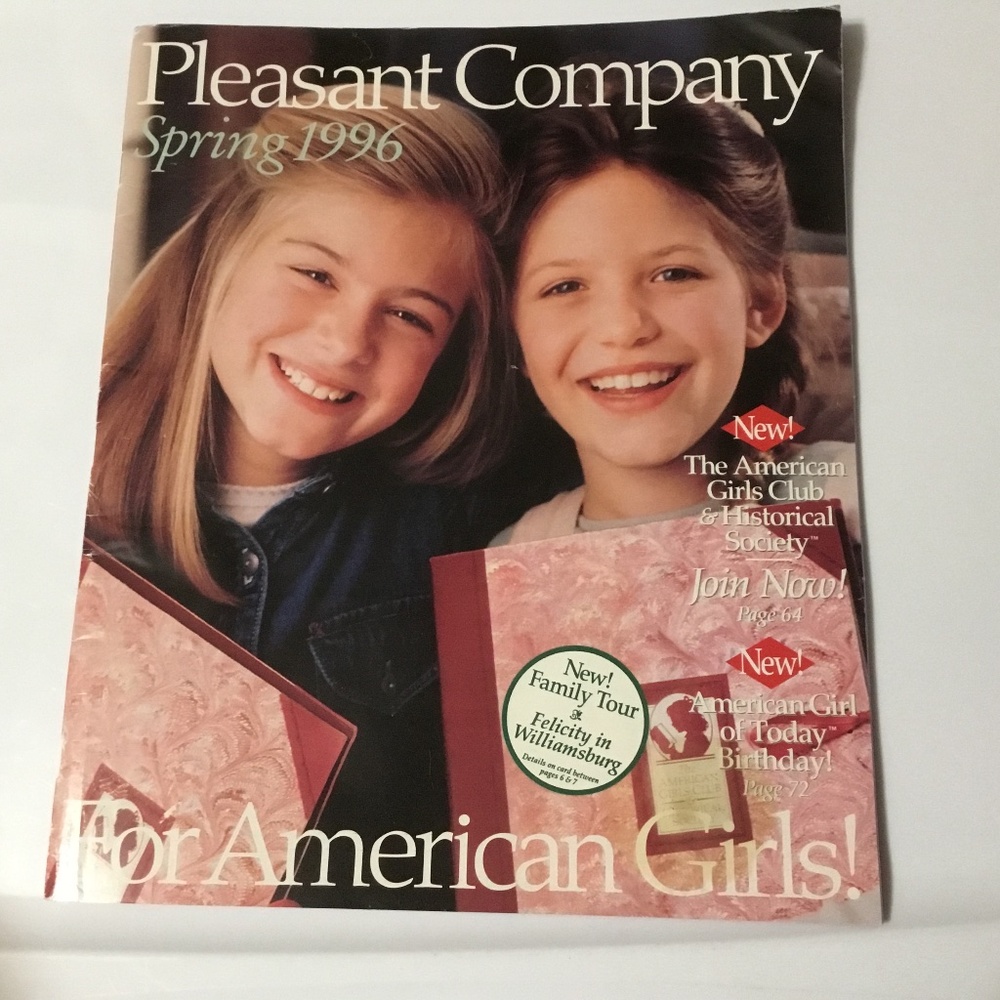 Pleasant Company Spring 1996 For American Girls